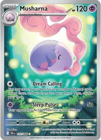 Musharna - 117/086 - SV: Black Bolt - Illustration Rare - 117/086