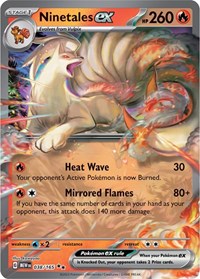 Ninetales ex - 038/165 - SV: Scarlet & Violet 151 - Double Rare - 038/165