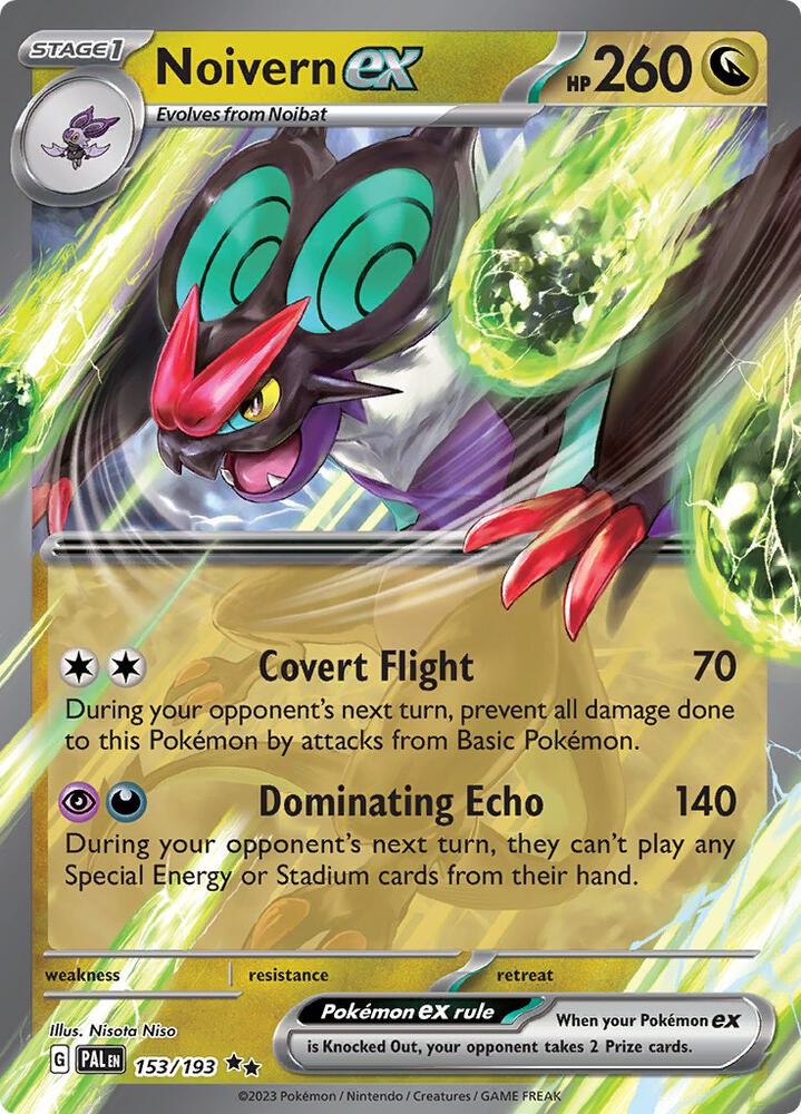 Noivern ex - SV02: Paldea Evolved - Double Rare - 153/193