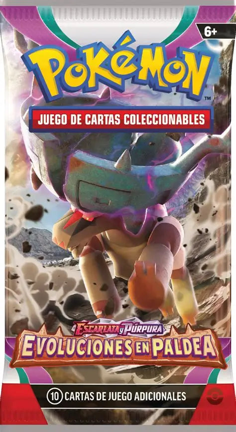 Booster Pack Evoluciones en Paldea Pack Español Spanish