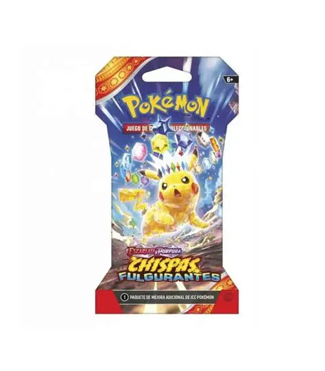 Sleeved Booster Pack Chispas Fulgurantes Español Spanish