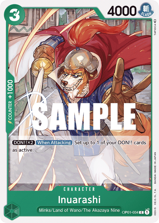 Inuarashi - Romance Dawn - C - OP01-034