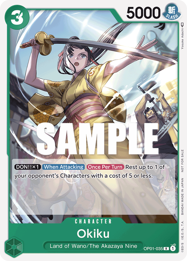 Okiku (Tournament Pack Vol. 4) - One Piece Promotion Cards - R - OP01-035