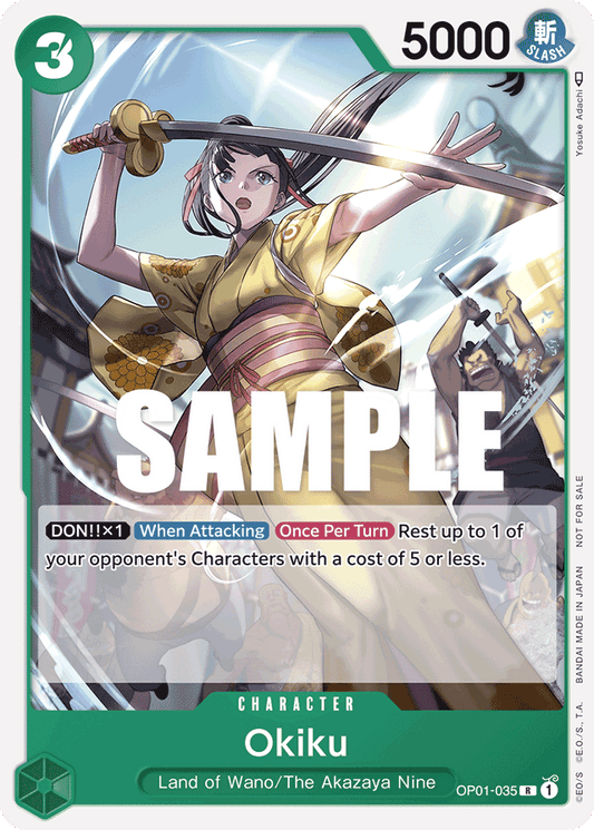 Okiku (Tournament Pack Vol. 4) - One Piece Promotion Cards - R - OP01-035