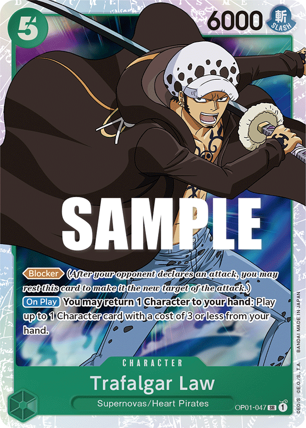 Trafalgar Law (047) - Romance Dawn - SR - OP01-047