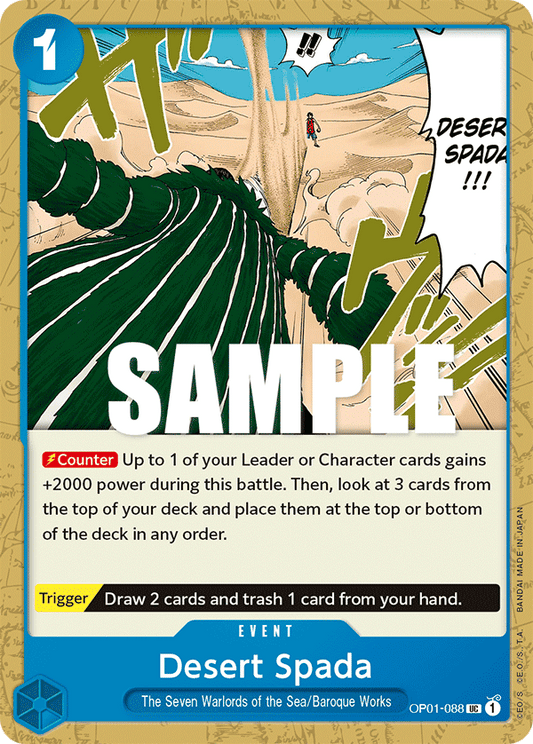 Desert Spada - Romance Dawn - UC - OP01-088