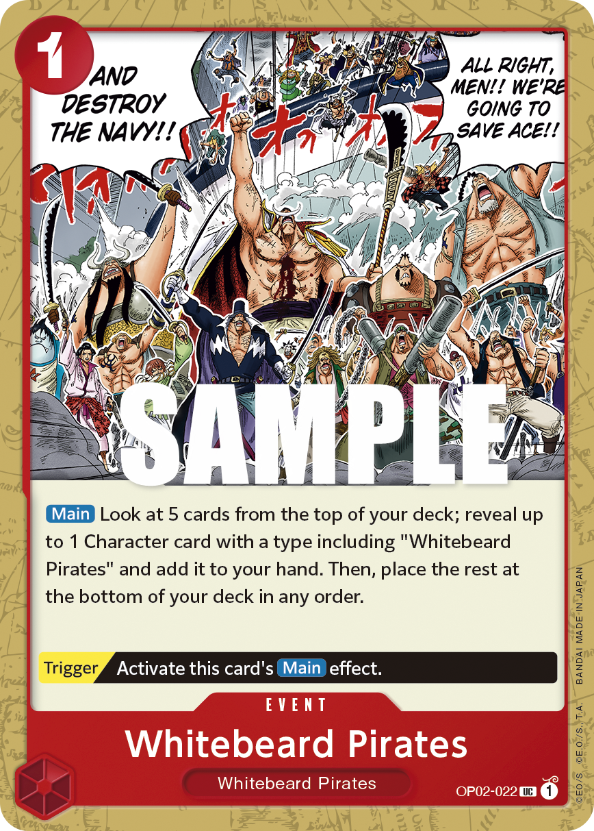Whitebeard Pirates - Paramount War - UC - OP02-022