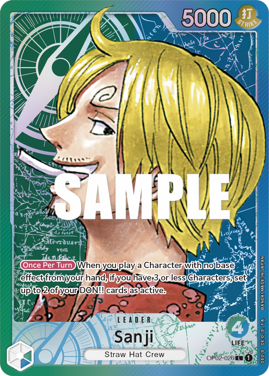 Sanji (Alternate Art) - Paramount War - L - OP02-026
