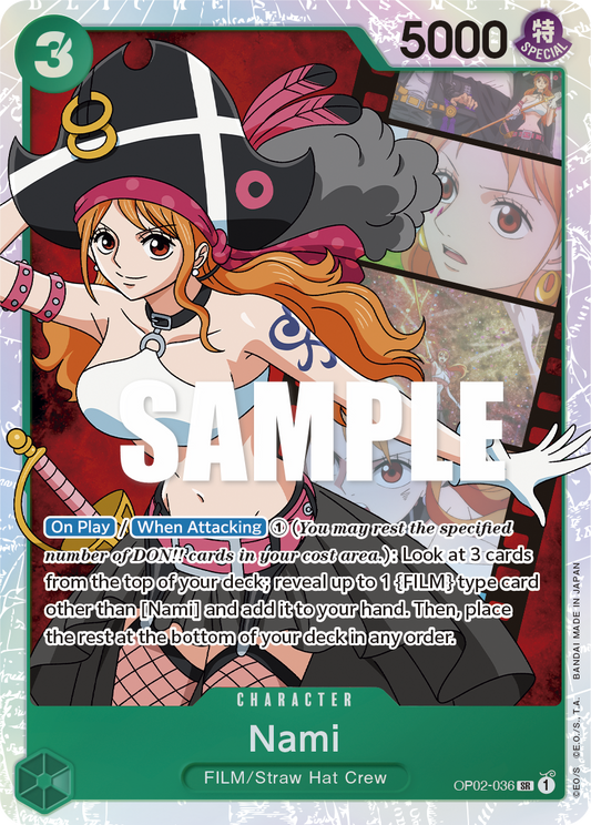 Nami - Paramount War - SR - OP02-036