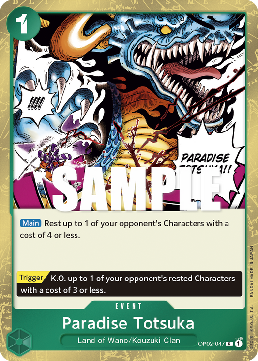 Paradise Totsuka - Paramount War - R - OP02-047