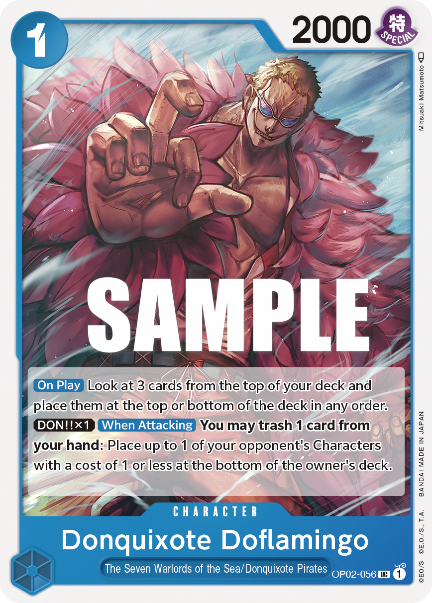 Donquixote Doflamingo - Paramount War - UC - OP02-056