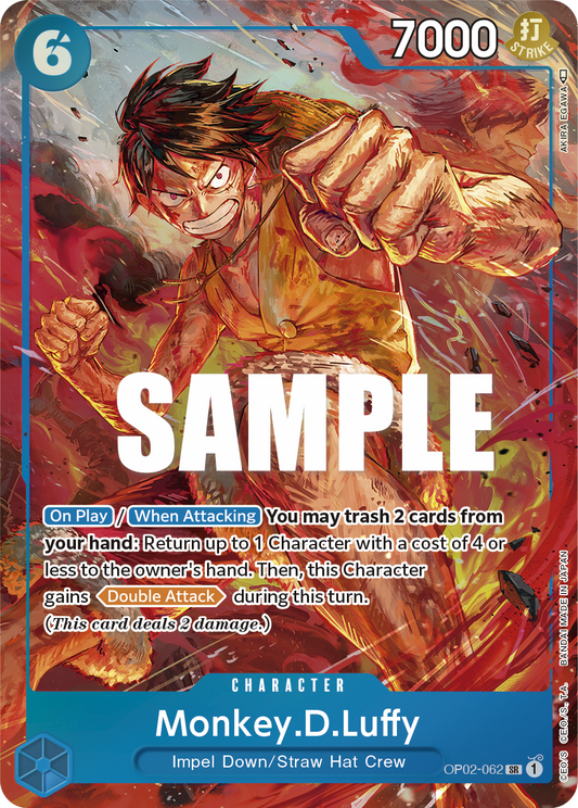 Monkey.D.Luffy (062) (Alternate Art) - Paramount War - SR - OP02-062