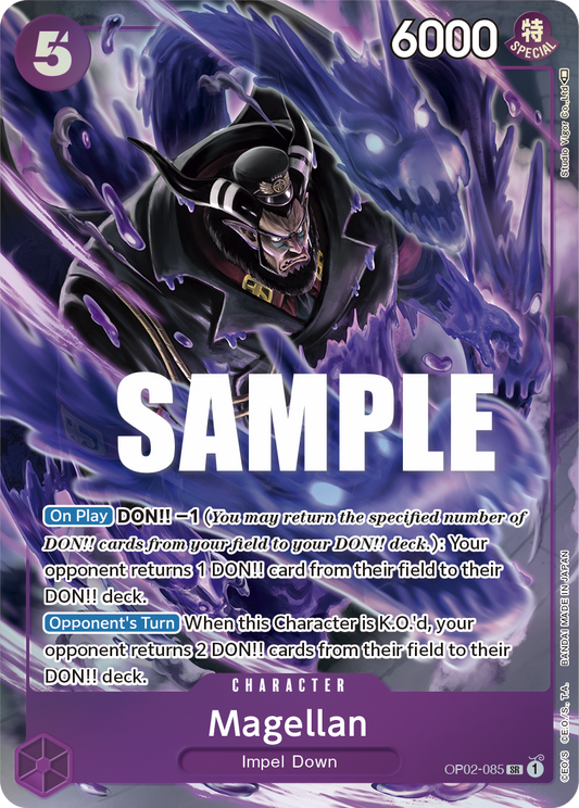 Magellan (085) (Alternate Art) - Paramount War - SR - OP02-085