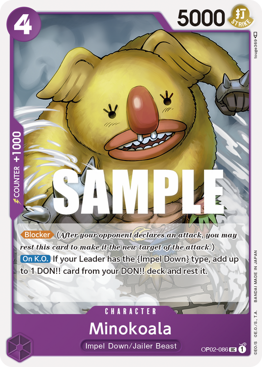 Minokoala - Paramount War - UC - OP02-086