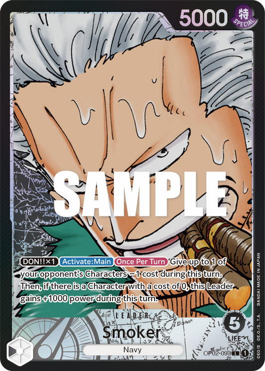 Smoker (093) (Alternate Art) - Paramount War - L - OP02-093