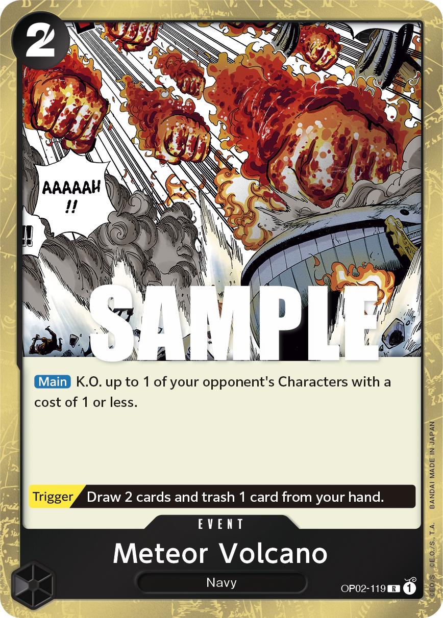 Meteor Volcano - Paramount War - R - OP02-119