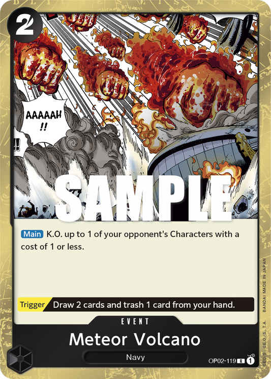 Meteor Volcano - Paramount War - R - OP02-119