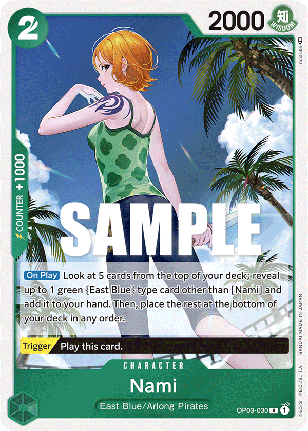Nami (030) - Pillars of Strength - R - OP03-030