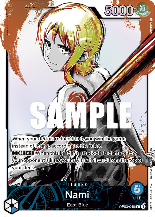 Nami (040) (Alternate Art) - Pillars of Strength - L - OP03-040