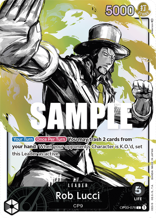 Rob Lucci (076) (Alternate Art) - Pillars of Strength - L - OP03-076