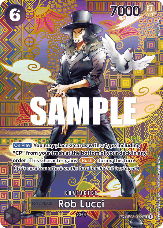 Rob Lucci (092) (SP) - Awakening of the New Era - SR - OP03-092