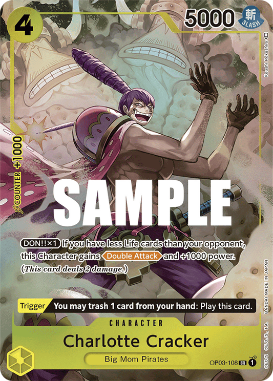 Charlotte Cracker (Alternate Art) - Pillars of Strength - SR - OP03-108
