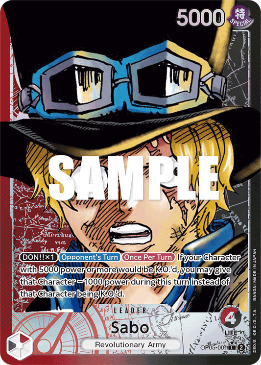 Sabo (001) (Alternate Art) - Awakening of the New Era - L - OP05-001