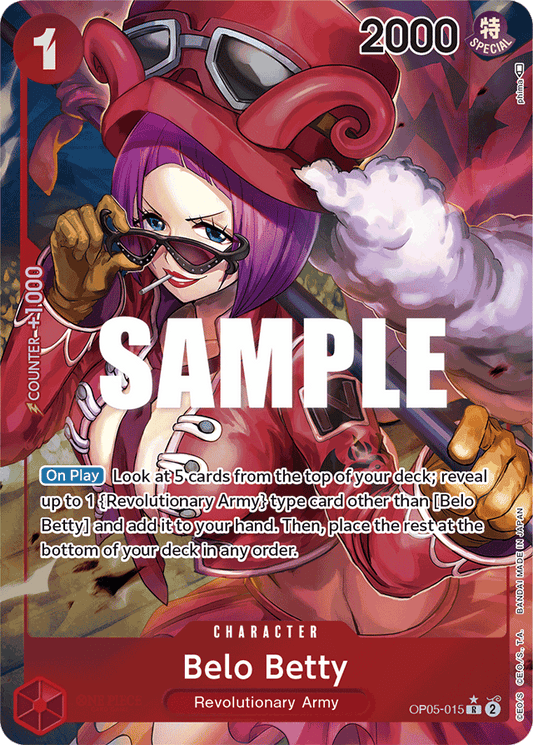 Belo Betty (015) (Alternate Art) - Awakening of the New Era - R - OP05-015