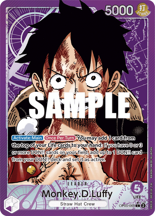 Monkey.D.Luffy (060) (Alternate Art) - Awakening of the New Era - L - OP05-060