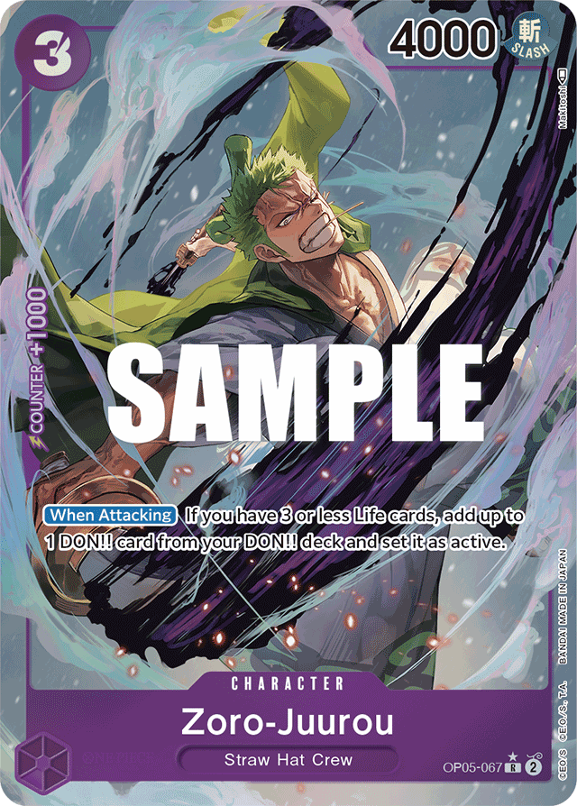 Zoro-Juurou (Alternate Art) - Awakening of the New Era - R - OP05-067