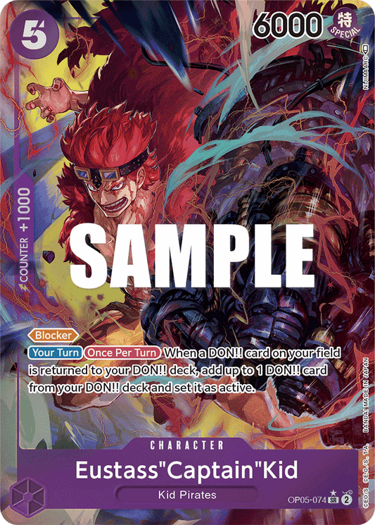 Eustass"Captain"Kid (Alternate Art) - Awakening of the New Era - SR - OP05-074