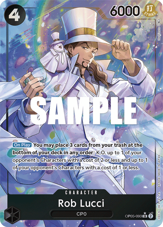 Rob Lucci (093) (Alternate Art) - Awakening of the New Era - SR - OP05-093