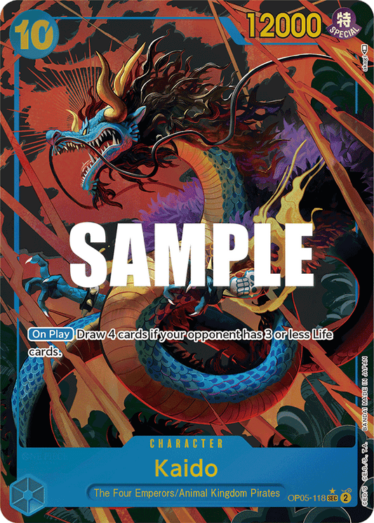 Kaido (118) (Alternate Art) - Awakening of the New Era - SEC - OP05-118