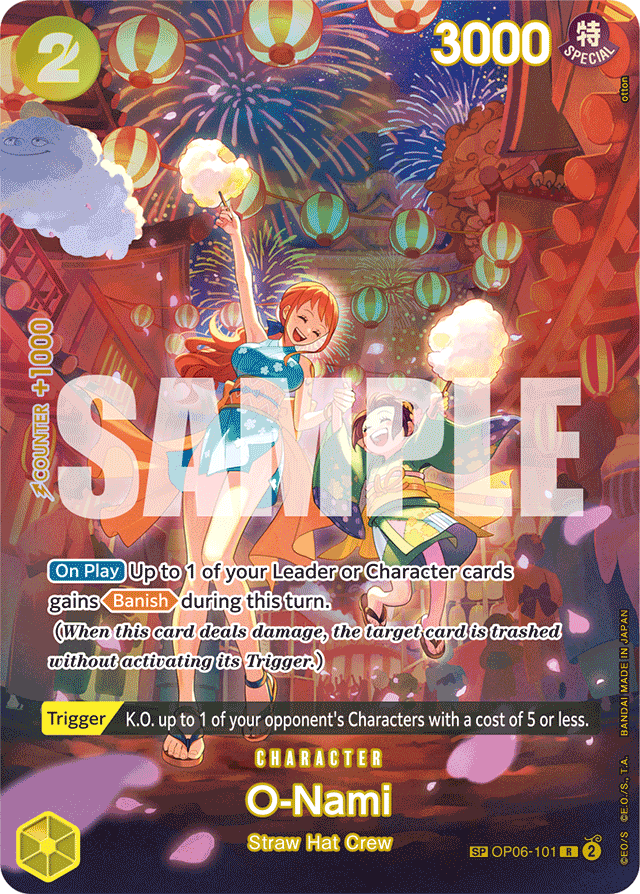 O-Nami (SP) - 500 Years in the Future - R - OP06-101