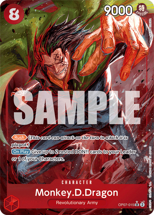 Monkey.D.Dragon (015) (Parallel) - 500 Years in the Future - SR - OP07-015