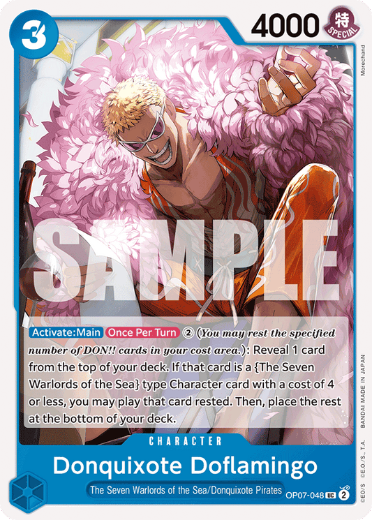 Donquixote Doflamingo - 500 Years in the Future - UC - OP07-048