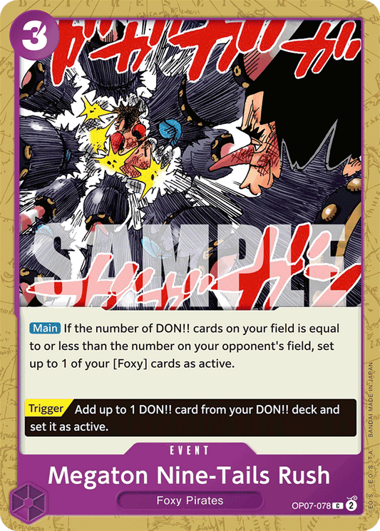 Megaton Nine-Tails Rush - 500 Years in the Future - C - OP07-078