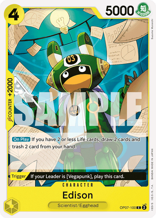 Edison - 500 Years in the Future - C - OP07-100