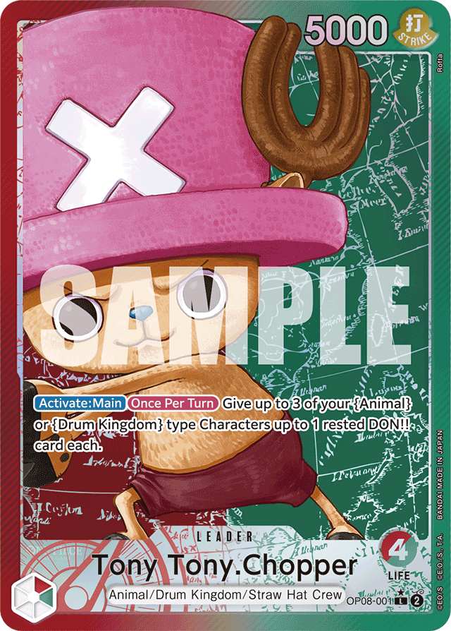 Tony Tony.Chopper (001) (Parallel) - Two Legends - L - OP08-001