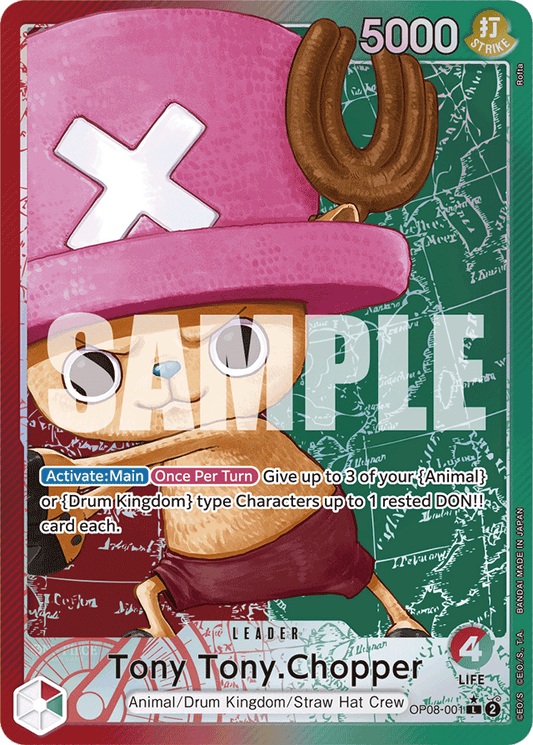 Tony Tony.Chopper (001) (Parallel) - Two Legends - L - OP08-001