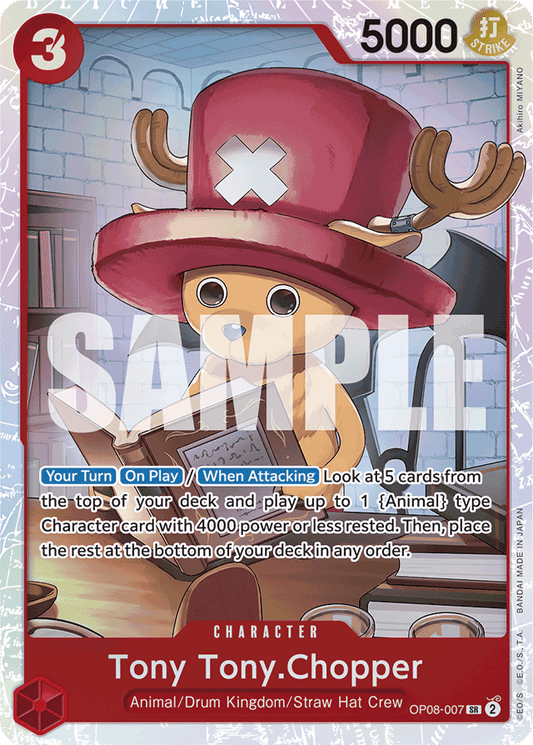 Tony Tony.Chopper (007) - Two Legends - SR - OP08-007
