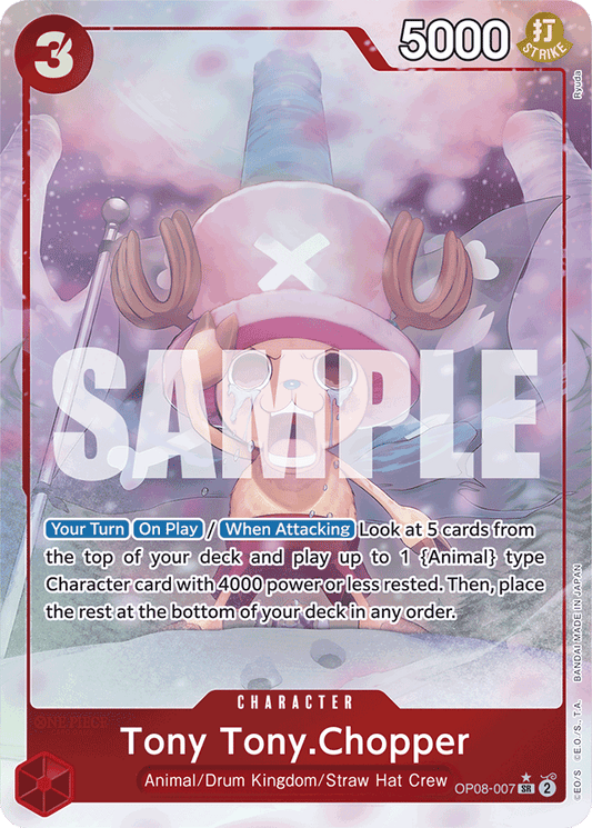 Tony Tony.Chopper (0070) (Parallel) - Two Legends - SR - OP08-007