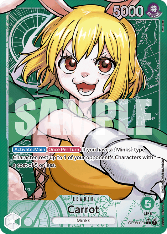Carrot (021) (Parallel) - Two Legends - L - OP08-021