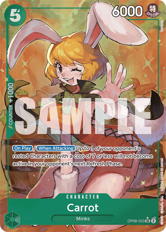 Carrot (023) (Parallel) - Two Legends - SR - OP08-023