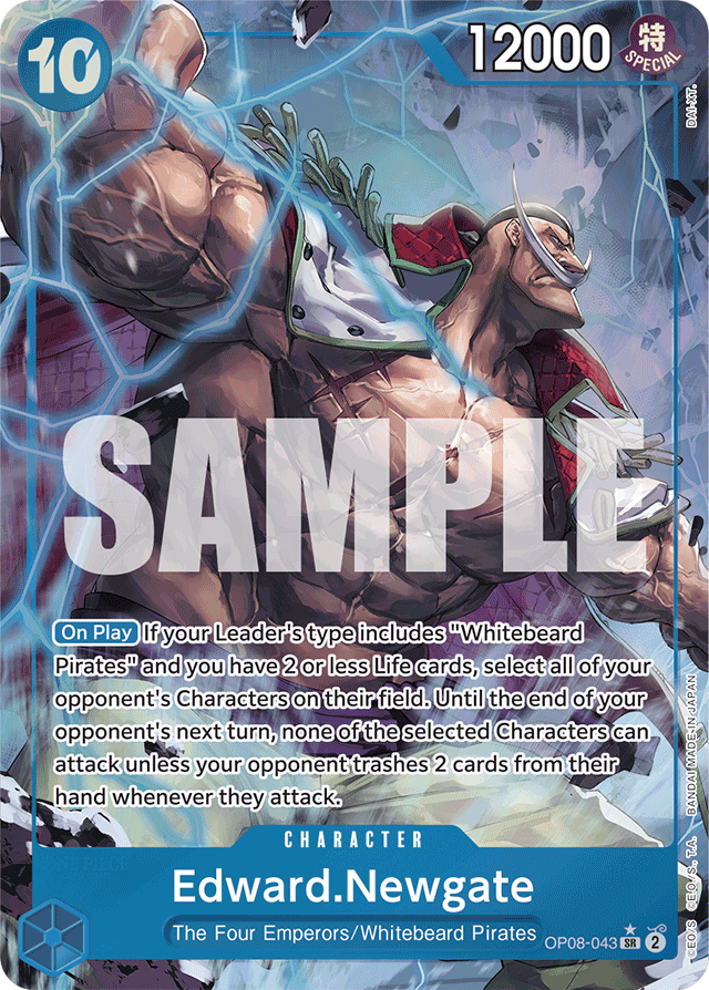 Edward.Newgate (Parallel) - Two Legends - SR - OP08-043