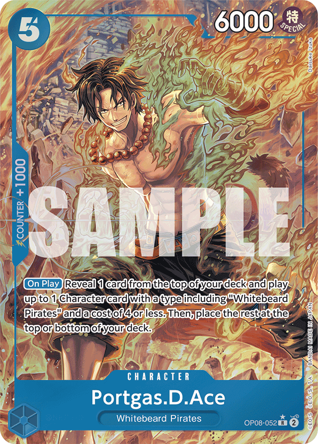 Portgas.D.Ace (Parallel) - Two Legends - R - OP08-052