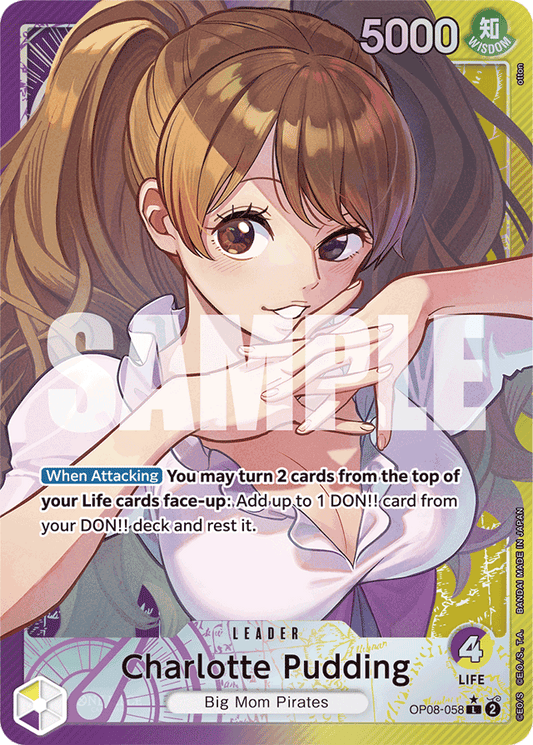 Charlotte Pudding (058) (Parallel) - Two Legends - L - OP08-058