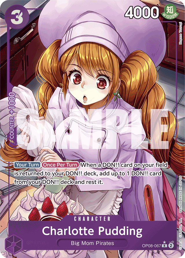 Charlotte Pudding (067) (Parallel) - Two Legends - R - OP08-067