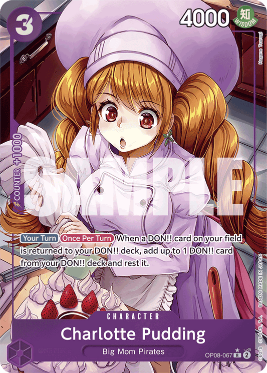 Charlotte Pudding (067) (Parallel) - Two Legends - R - OP08-067