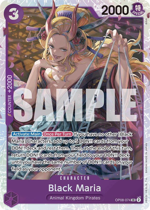 Black Maria - Two Legends - SR - OP08-074